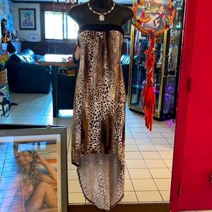 Sexy leopard tube dress